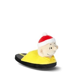 Peanuts Family Christmas‎ Character 3D Scuff Slippers Men's Size 11/12
